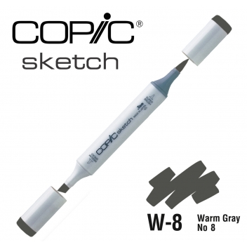CSW8 - 4511338006962 - Copic - Marqueur à l'alcool Copic Sketch W8 Warm Gray No.8 - 2