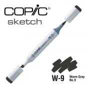 Marqueur à l'alcool Copic Sketch W9 Warm Gray No.9