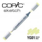 Marqueur à l'alcool Copic Sketch YG01 Green Bice