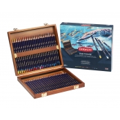 Coffret de 48 crayons base encre aquarellables Derwent Inktense