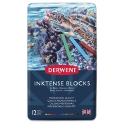 Bâtonnet d'encre aquarellable Derwent Inktense Block x12