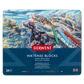 Bâtonnet d'encre aquarellable Derwent Inktense Block x24