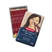 Crayon Pastel pour Portrait Derwent Boite de 12 pièces