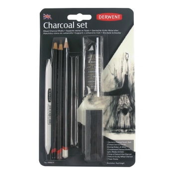 DW2300675 - 5028252324809 - Derwent - Crayon fusain Derwent Charcoal 10 pièces