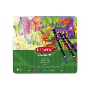DW2301938 - 5028252269872 - Derwent - Crayons de couleur Derwent Academy Boite x24