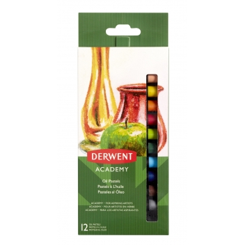 DW2301952 - 5028252270014 - Derwent - Pastel à l'huile Derwent Academy 12 pièces