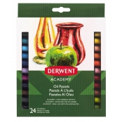 Pastel à l\'huile Derwent Academy 24 pièces
