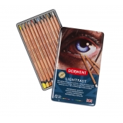 Crayons de couleur Derwent LightFast Boite x12