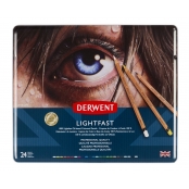 Crayons de couleur Derwent LightFast Boite x24