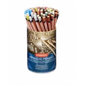 Crayons de couleur Derwent Metallic Pot x72