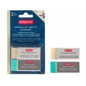 Gomme pour artiste Derwent 2 pièces