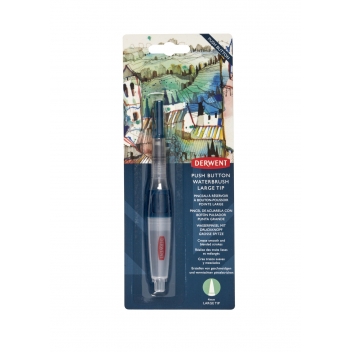 DW2305822 - 5028252607889 - Derwent - Pinceau à réserve d'eau à bouton poussoir pointe large