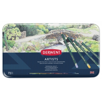DW32097 - 5010255830647 - Derwent - Crayons de couleur Derwent Artists Boite x72
