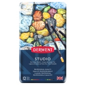 Crayons de couleur Derwent Studio Boite x12