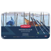 Crayon de couleur aquarellable Derwent WaterColour 36 pièces