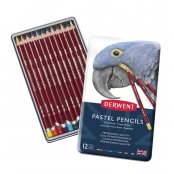 Crayon Pastel Derwent Boite métal 12 crayons