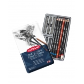 Crayon d'esquisse Derwent Sketching Boite 12 pièces