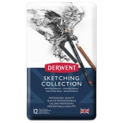 Crayon d'esquisse Derwent Sketching Boite 12 pièces