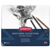 Crayon d'esquisse Derwent Sketching Boite 24 pièces