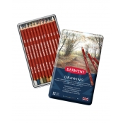 Crayons de couleur Derwent Drawing Boite x12