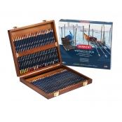 Crayon de couleur aquarellable Derwent WaterColour Coffret 48 pièces