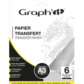 Papiers Transfert Noir A3 Graph'it 6 pièces