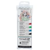 Marqueur Fine liner 0,5 Graph'it 4 couleurs