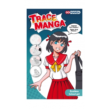 GM42500 - 3700010425004 - Go manga - Trace Manga Go Manga Ecolière