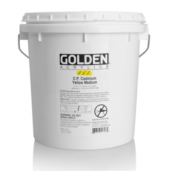 L-01130 - 738797113084 - Golden - Peinture Acrylic HB Golden 3,78 L Jaune Cadmium Moyen S7