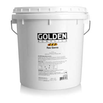 L-01340 - 738797134089 - Golden - Peinture Acrylic HB Golden 3,78 L Terre Sienne Naturelle S1