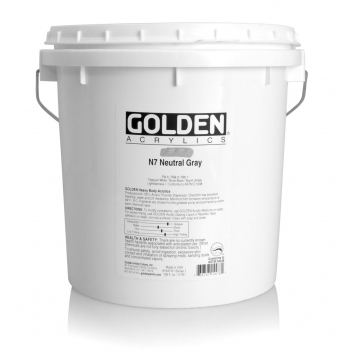 L-01447 - 738797144781 - Golden - Peinture Acrylic HB Golden 3,78 L Gris Neutre n°7 S1