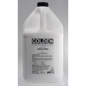 Peinture Acrylic FLUIDS Golden 3,78 L Blanc Titane S1