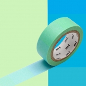 Masking Tape MT dégradé fluo vert/bleu