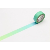 Masking Tape MT dégradé fluo vert/bleu