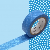 Masking Tape MT pois samekomon bleu