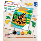 Tableau peinture au numéro pour enfant Tifou le tigre