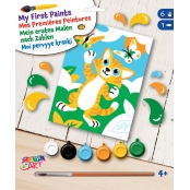 Tableau peinture au numéro pour enfant César le chat