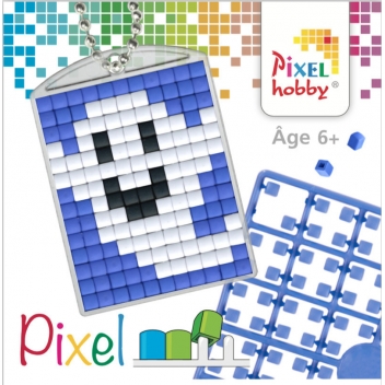 PX23033 - 8718468123033 - PIXEL Kit - PIXEL Kit créatif porte-clé 4x3cm Fantôme - 3