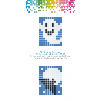 PX23033 - 8718468123033 - PIXEL Kit - PIXEL Kit créatif porte-clé 4x3cm Fantôme - 2