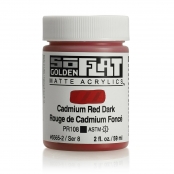 Peinture Acrylic SoFlat Golden 60 ml Rouge de Cadmium Foncé S8