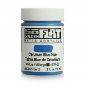 Peinture Acrylic SoFlat Golden 60 ml Teinte Bleu de Céruléum S2