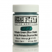 Peinture Acrylic SoFlat Golden 60 ml Vert de Phtalo (Nuance Bleu) S4