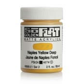 Peinture Acrylic SoFlat Golden 60 ml Jaunes de Naples Foncé S2