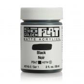 Peinture Acrylic SoFlat Golden 60 ml Noir S1