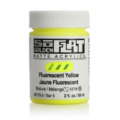 Peinture Acrylic SoFlat Golden 60 ml Jaune Fluorescent S5