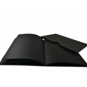 Bloc dessin SM-LT Étui Papier Noir A4 30 feuilles 165 gsm