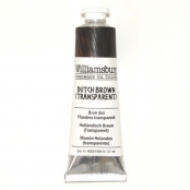 Peinture à l'huile Williamsburg 37ml Brun des Flandres transparent S4