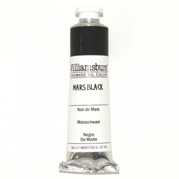 WT-1742 - 877463000621 - Williamsburg - Peinture à l'huile Williamsburg 37ml Noir de Mars S2 - 2