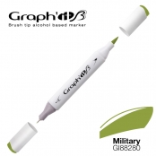 Marqueur manga à l’alcool Graph'it Brush 8280 Military
