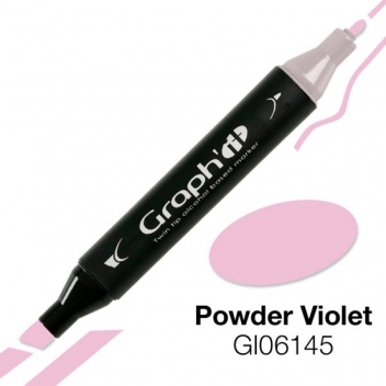 GI06145 - 3700010099175 - Graph'it - Marqueur à l'alcool  Graph'it Marker 6145 Powder Violet - 2